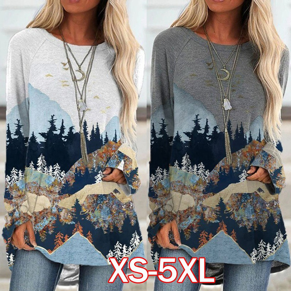 mountain treetop sweatshirt