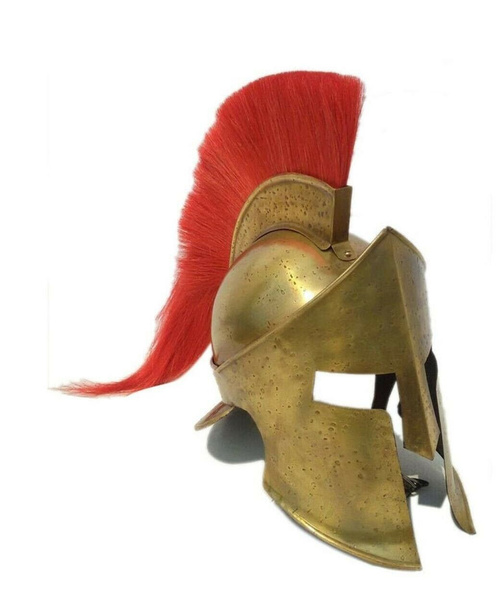 Armory Replicas King Leonidas Spartan Helmet - Solid Steel, Real Leather Liner, Inspired By Movie '300'