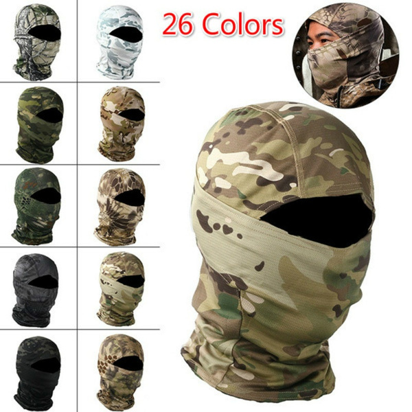 Outdoor Camouflage Camo Balaclava Army Tactical Military Ski Full Face ...