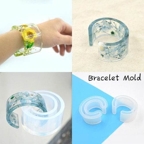 How to Make Colorful Epoxy Resin Bracelets - YouTube