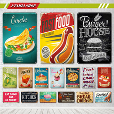 fastfood, Cafe, art, Home Decor
