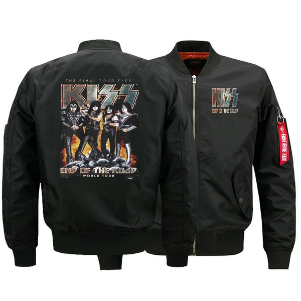 Kiss Band End of The Road Official Classic Winter Fleece Men's