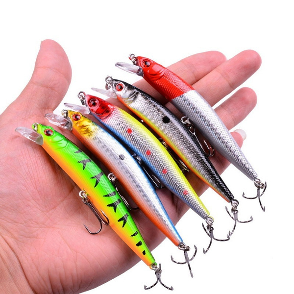 Laser Minnow Crankbait Fishing Lures Sea Bass Feather Wobbler Artificial  Bait For Fishing Tackle Hard Plastic Swimbait
