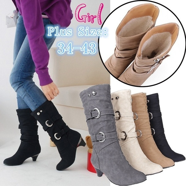 plus size slouch boots