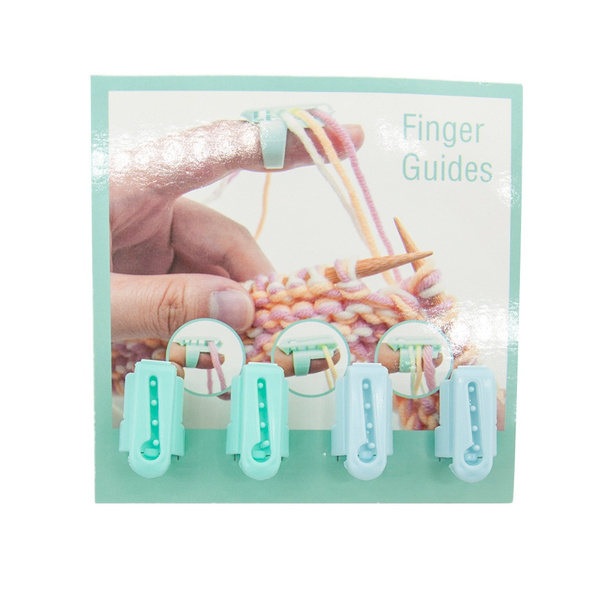 Yarns Finger Guides Splitter Knitting Thimble with different colors