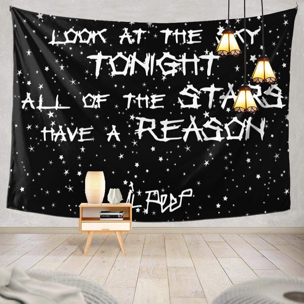 Lil Look At The Sky Peep Wall Tapestry Hanging Home Decor For