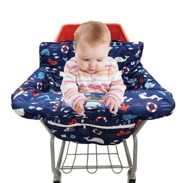 Baby High Chair cover Children Shopping Cart Cover for Baby Chair