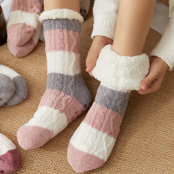 fluffy cashmere socks