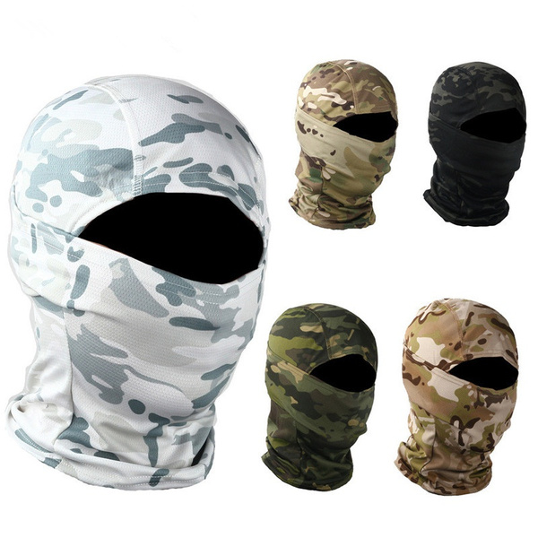 Camouflage Army Cycling Motorcycle Cap Balaclava Hats Full Face Mask Outdoor kx 