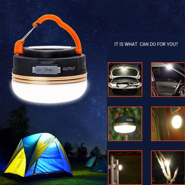 LED Camping Lantern USB Rechargeable LED Night Light 3W Tent Lamp Camping Hiking