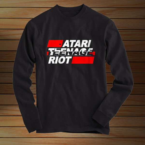 ATARI TEENAGE RIOT - LONG SLEEVES T SHIRT Black All Size