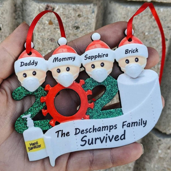 Maske Weihnachten Xmas Toilettenpapier Hängen Ornamente Personalisierte Familie
