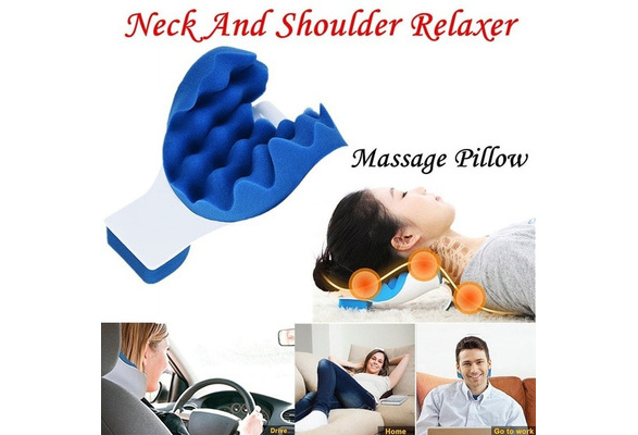 Buy Wholesale China Multi Purpose High Tech Chiropractic Massage Pillow  Back Neck Stretcher Lumbar Stretching Device & Neck Massage Pillow at USD  6.65