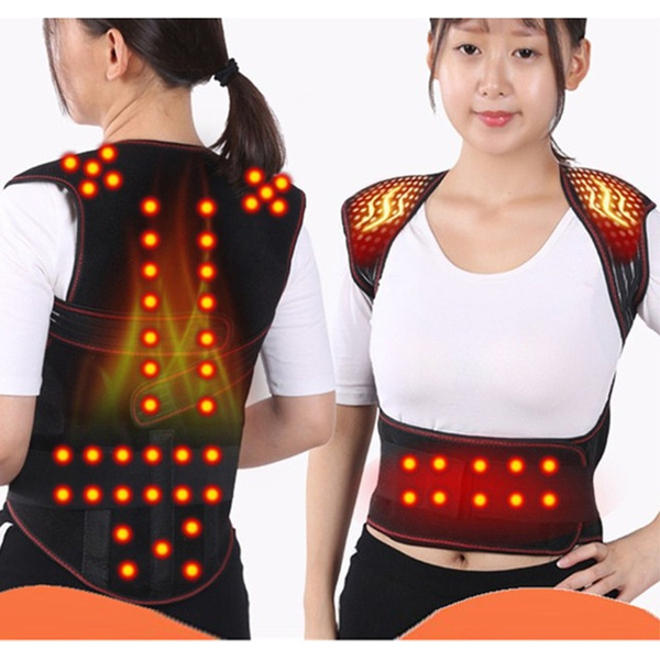 Tourmaline Self-heating Magnetic Therapy Full Body Spine Lumbar Brace Back  Support Belt Pain Relief Heating Pad For Waist Shoulder Back Belly