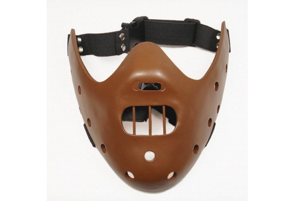 1 X New The Silence of the Lambs Movie Hannibal Lecter Mask Halloween Party Decor Collectiable