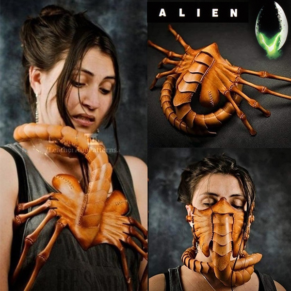 New Halloween Mask Facehugger Costume Alien Facehugger Face Cover Face  Hugger Costume Halloween Prop Scary Claws Insect Horror Scorpion Mask | Wish
