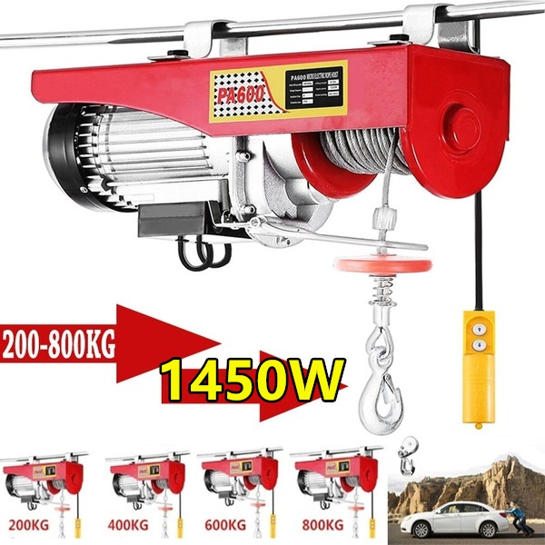 Electric Hoist Crane Double Line Lift Hoist Remote Control Power System ...