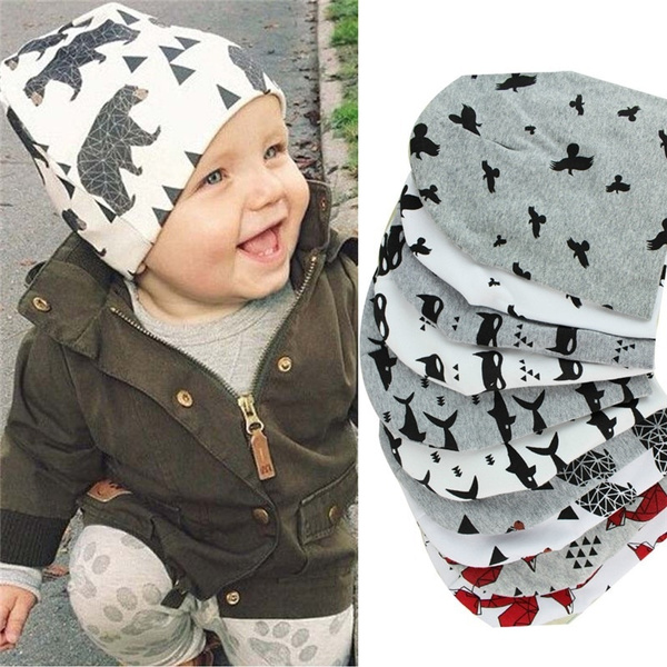 Gorros de algodón con estampado para niños y niñas,gorros Gorros de algodón con estampado para niños y niñas,gorros
