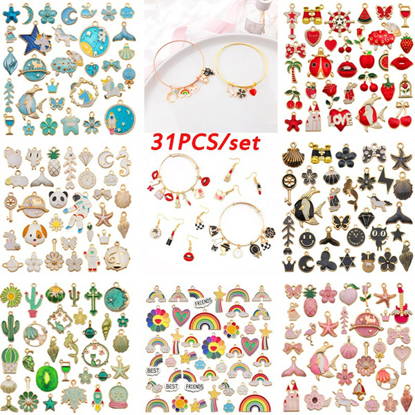 Enamel Charms Jewelry Making  Enamel Jewelry Making Accessory