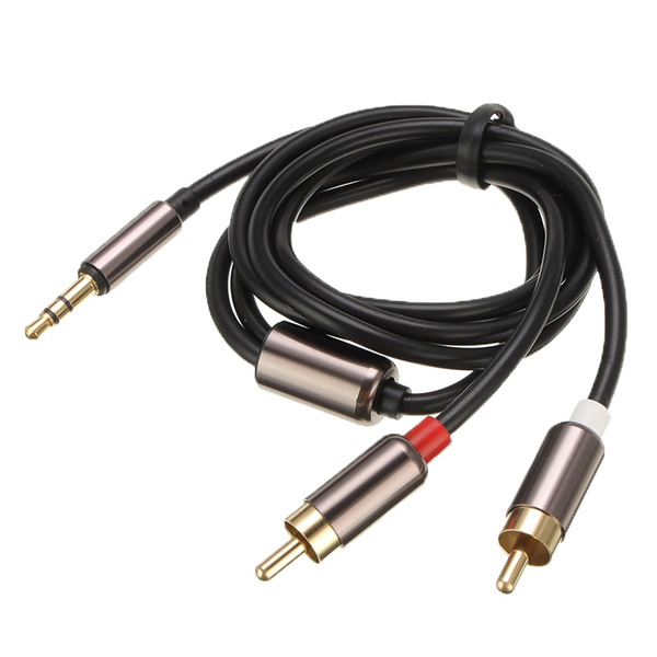 RCA Cable HiFi Stereo 3.5mm to 2RCA Audio Auxiliary Adapter Stereo