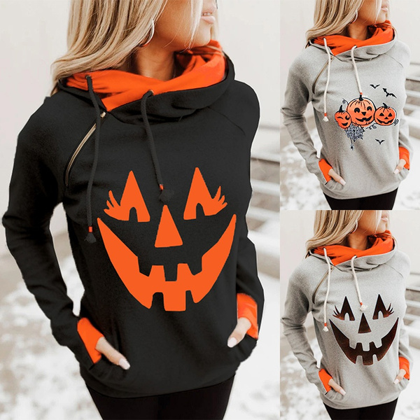 halloween moletom com capuz women's