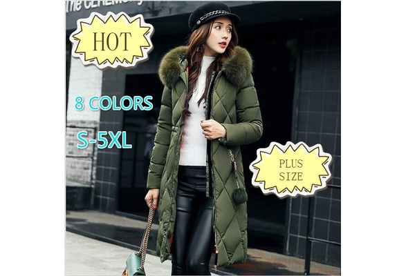 New Autumn and Winter Cotton Clothing Women Long Sleeves Coat