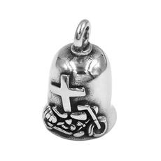 christmasgiftjewelry, Bell, Stainless Steel, Cross