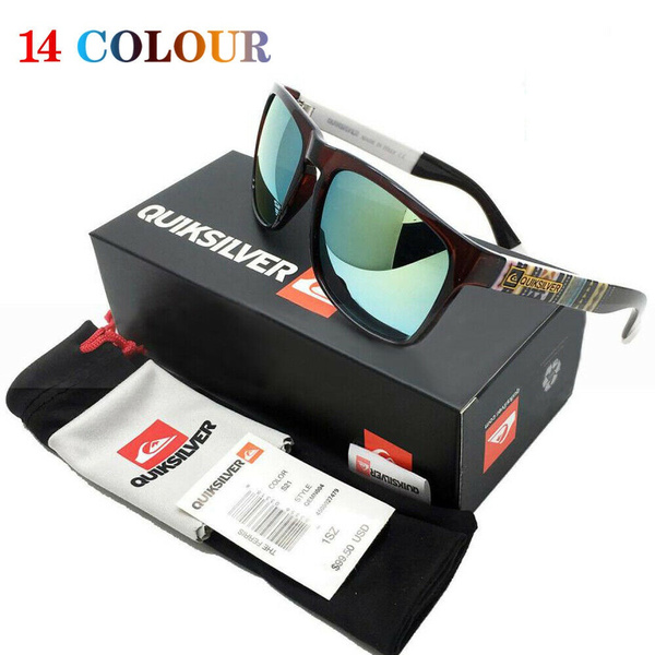 Quiksilver Sunglasses Outdoor Sports Surfing Fishing Vintage Shades Brand BOX 