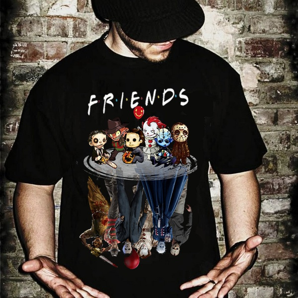 camiseta friends horror