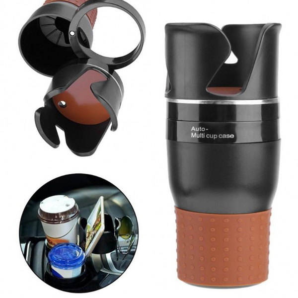 4 in 1 Dual Cup Mount Extender Organizer Universal Multi-functional Car Cup  Holder Vehicle-Mounted Water Cup Drink Holder