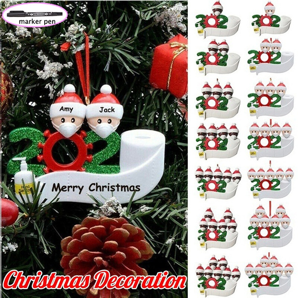 Christmas Decorations for Family of 1-7 Name TIGARI Christmas Tree Decorations Unique for Women Men and Kids Personalized Christmas Ornaments 2021 Outdoor Christmas Decor