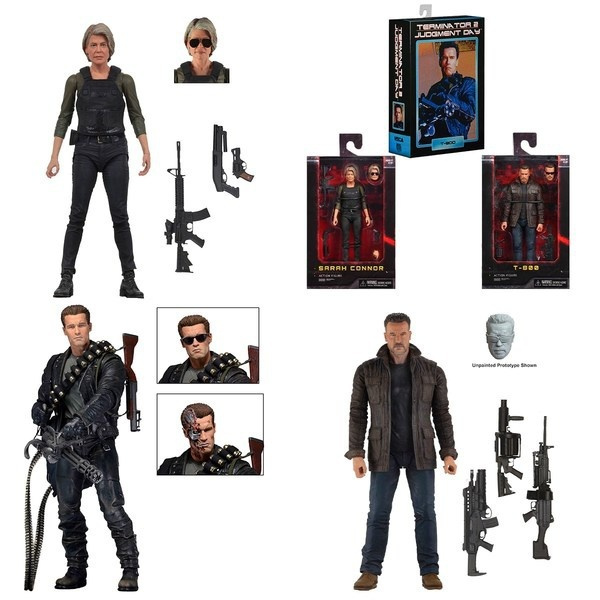 Terminator Pvc Action Figure NECA Terminator T-800 Dark Fate Sarah Connor PVC Action Figure Model ...