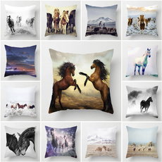wildhorse, Office, homedecal, Pillowcases