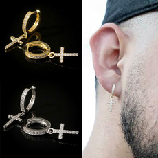 crossearring, hip hop jewelry, Grunge, punk earring