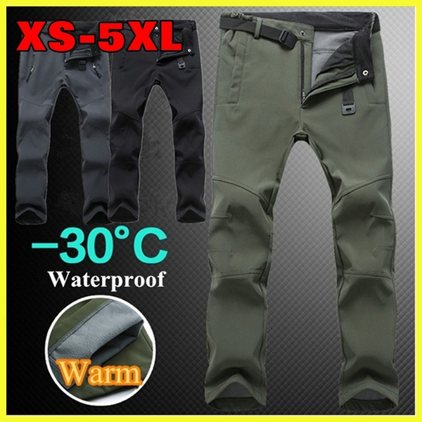 New Men s Winter Outdoor Waterproof Hiking Trousers Camping Climbing Fishing Skiing Trekking