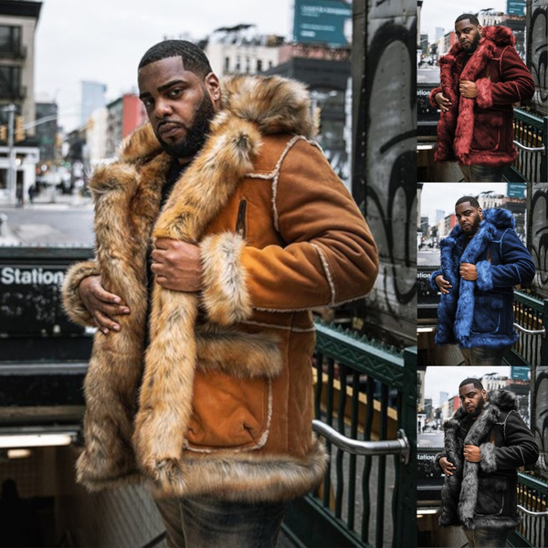 Brown Corduroy Jacket | American Corduroy Faux Shearling Jacket