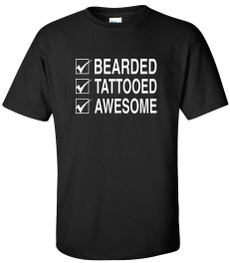 Funny, menfashionshirt, Cotton T Shirt, tattoo