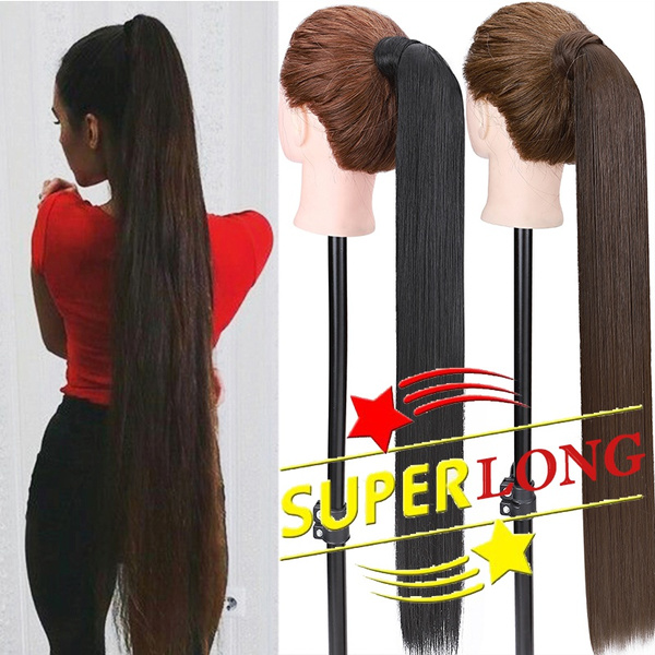 extra long ponytail extension