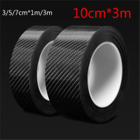 10/7/5/3cm*3m/1m 3D Carbon Fiber Car Stickers Door Sill Scuff Anti ...