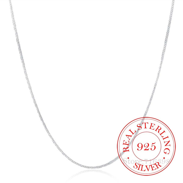 16-30inch Thin Real 925 Sterling Silver 