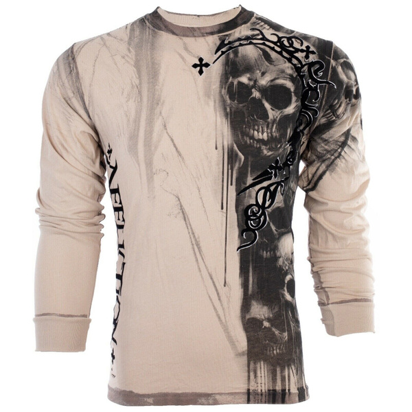 long sleeve skull shirts