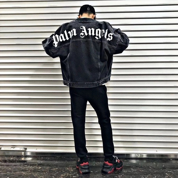 palm angels women's denim jacket