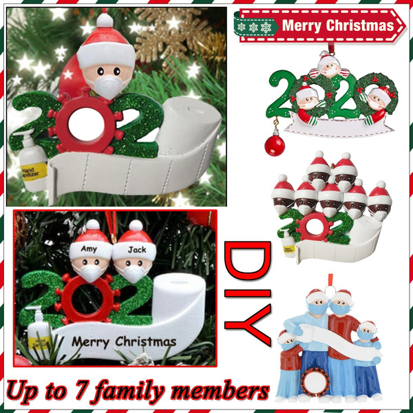 Diy Personalized Christmas Ornament 2020 Christmas Hanging Ornaments Family Gift