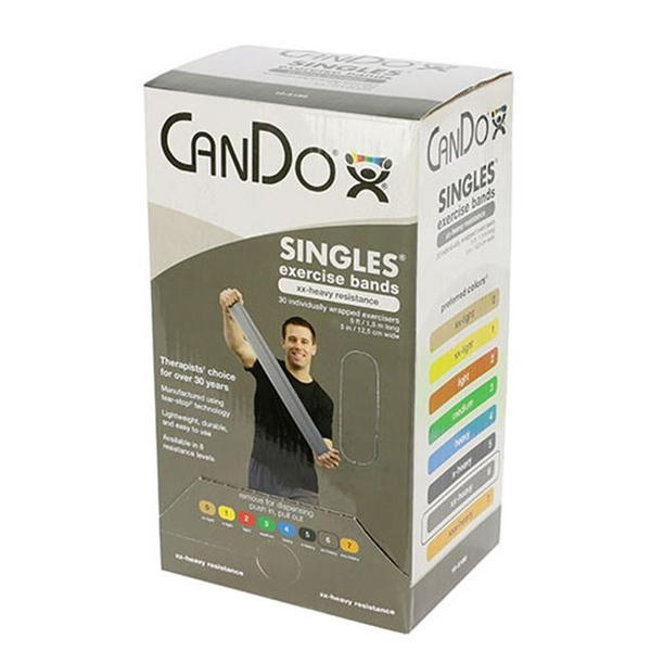 Fabrication Enterprises 10-5186 30 Piece Cando Exercise Band 5 ft ...