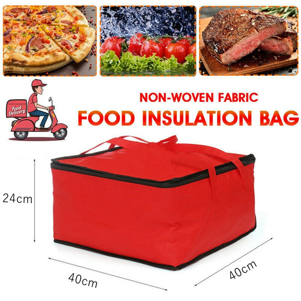 New Pizza Food Delivery Bag Insulated Thermal Storage Holder Outdoor Picnic 