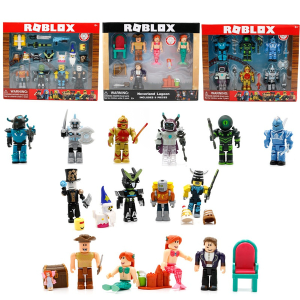 Dolls Roblox - 1 piece 6pcs set roblox figure jugetes 2018 7cm pvc game figuras