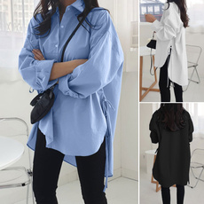 blouse, sleeve v-neck, drawstringblouse, shirtforwomen
