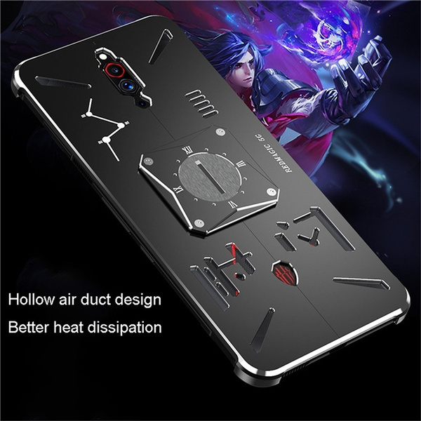 Creative Mobile Phone Protective Shell Gaming Phone Case Heatsink Back Cover for ZTE Nubia Red Magic 5G 5S Mars 3 3S