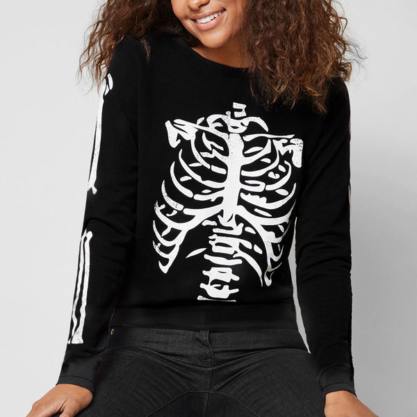 Womens on sale skeleton sweater