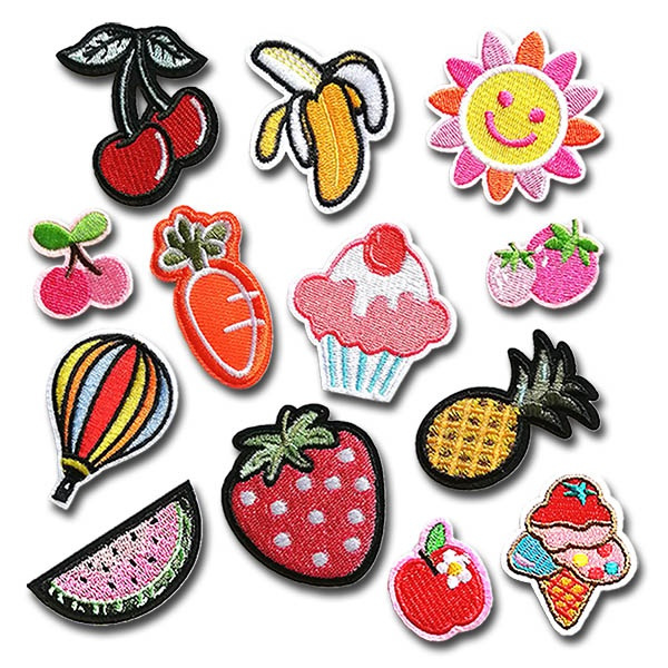 Fruit Pattern Embroidered Iron On Patch For Clothes, Iron-on Patches/Sew-on  Appliques Patches For Clothing, Jackets, Backpacks, Caps, Jeans